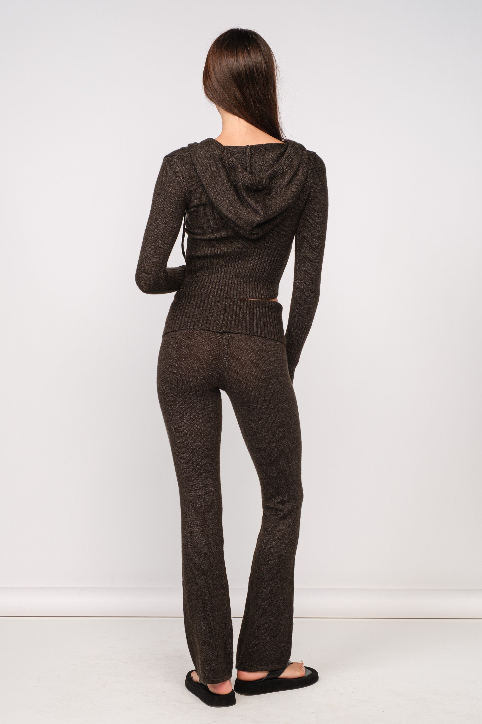 Ava Sweater Set in Dark Gray