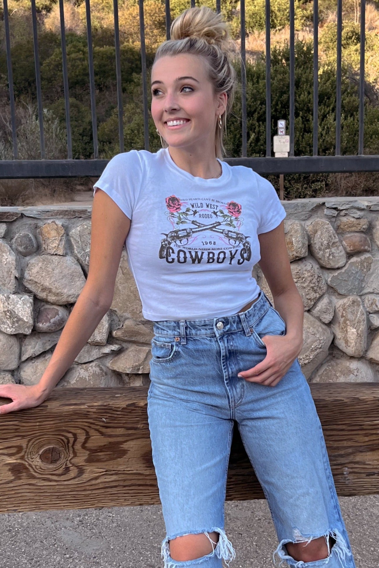 Wild West Cropped Tee