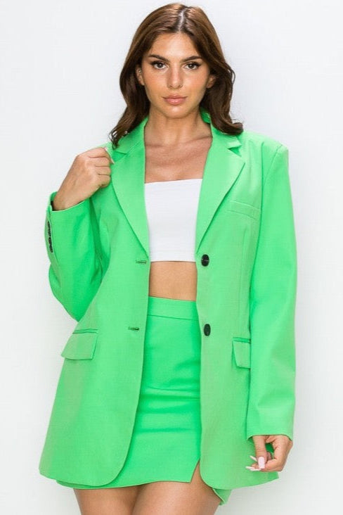 Bree Skirt in Lime