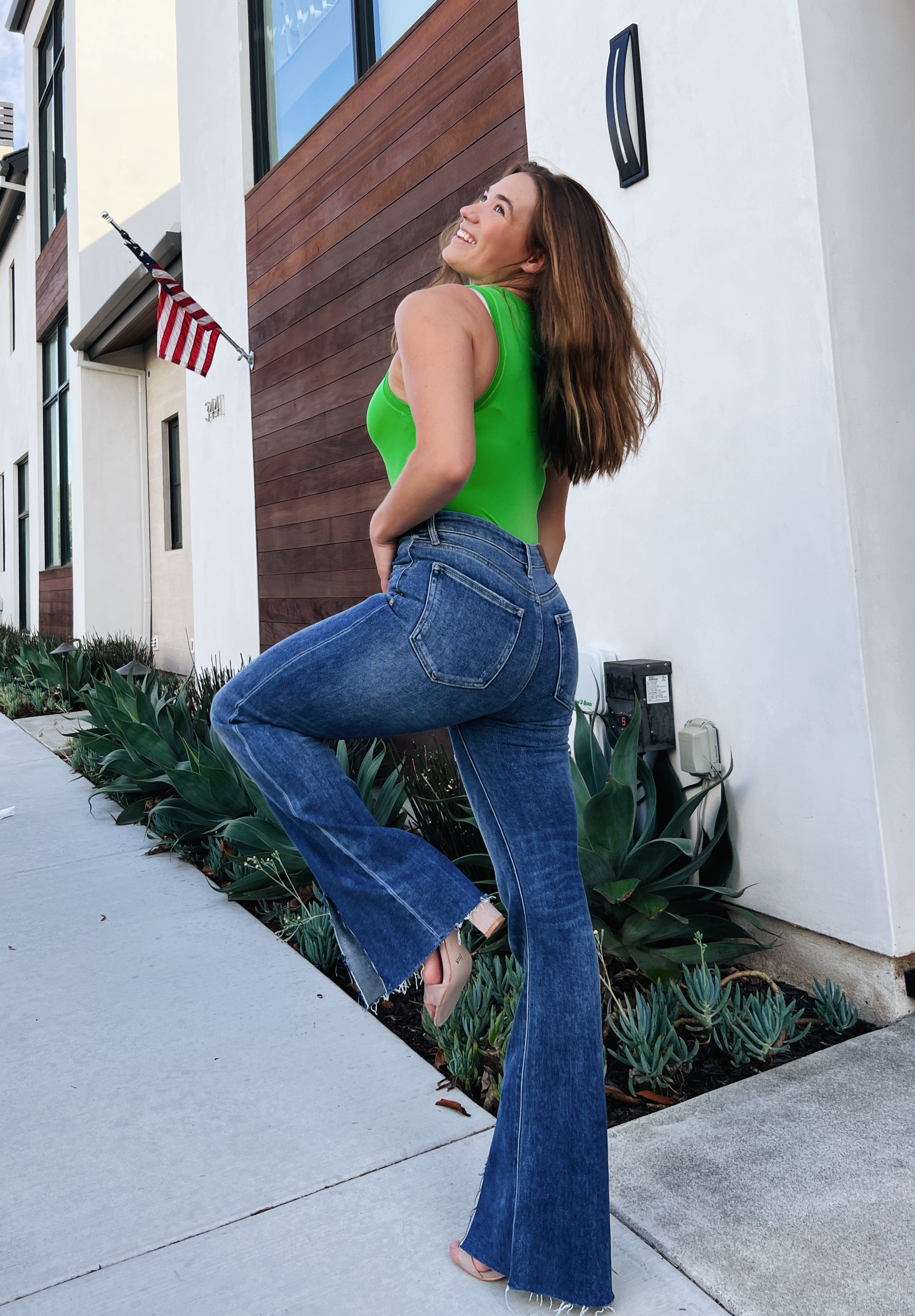 Flare Dark Wash Jeans