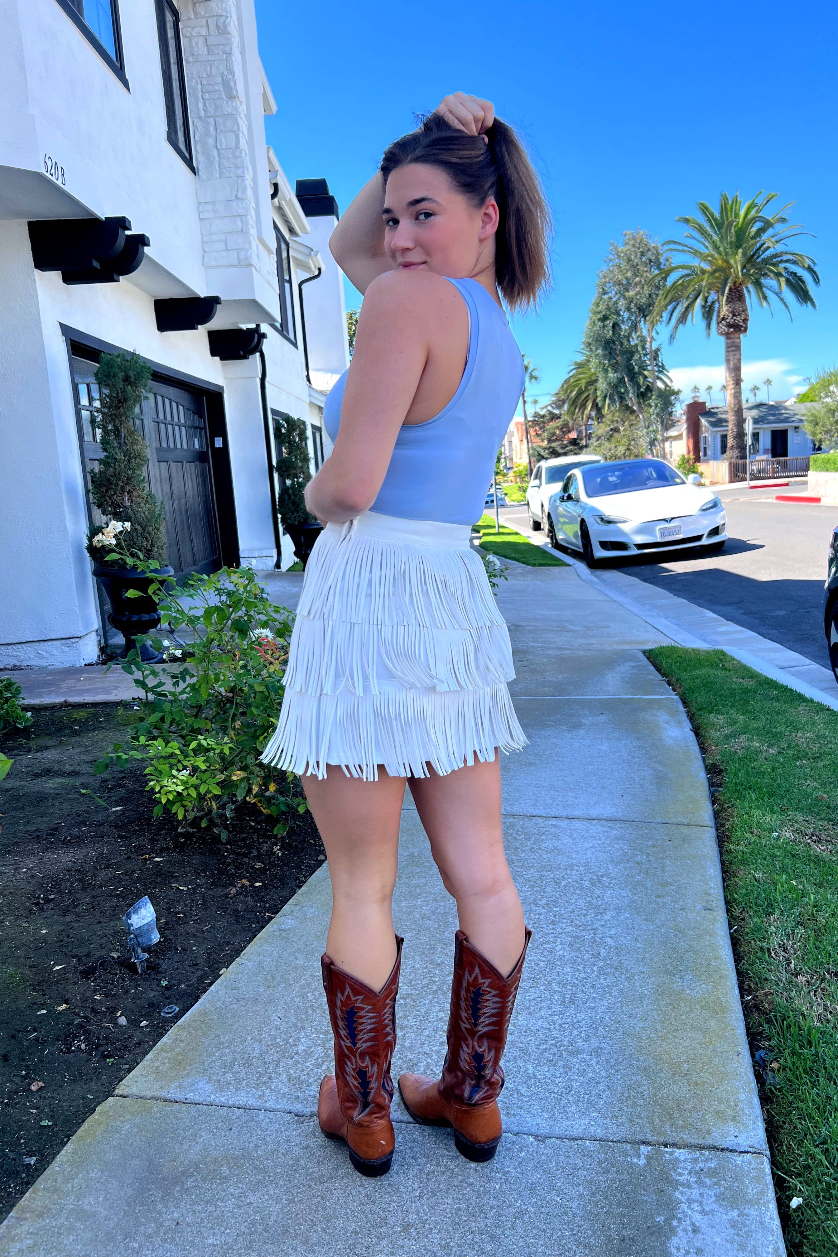 Basic Bodysuit in Light Blue