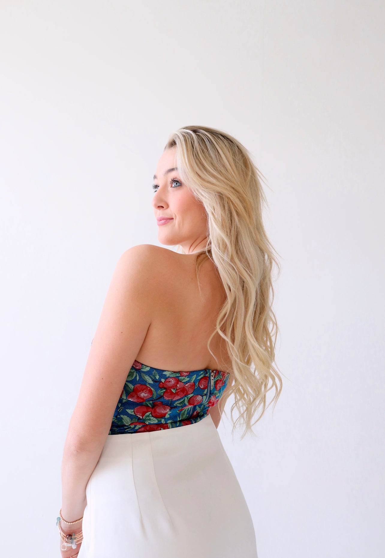 Rose Bustier Top