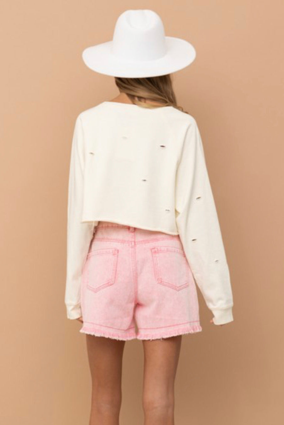 Corinne Shorts in Bubblegum