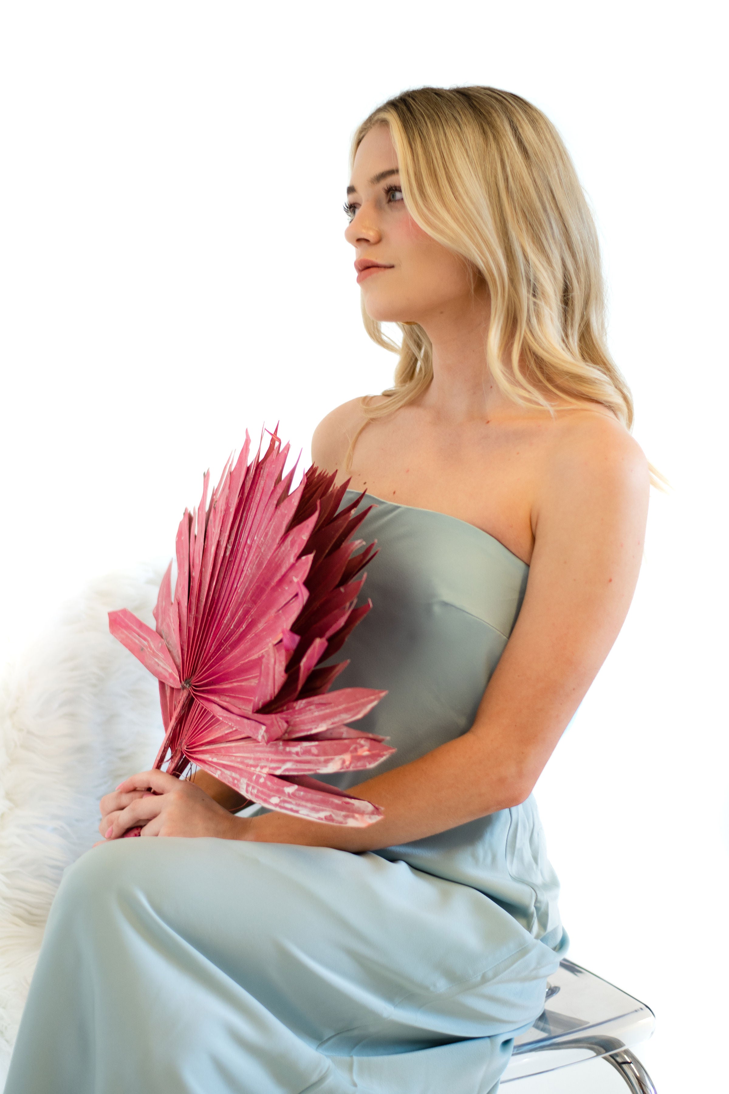Georgia Maxi Dress in Light Blue