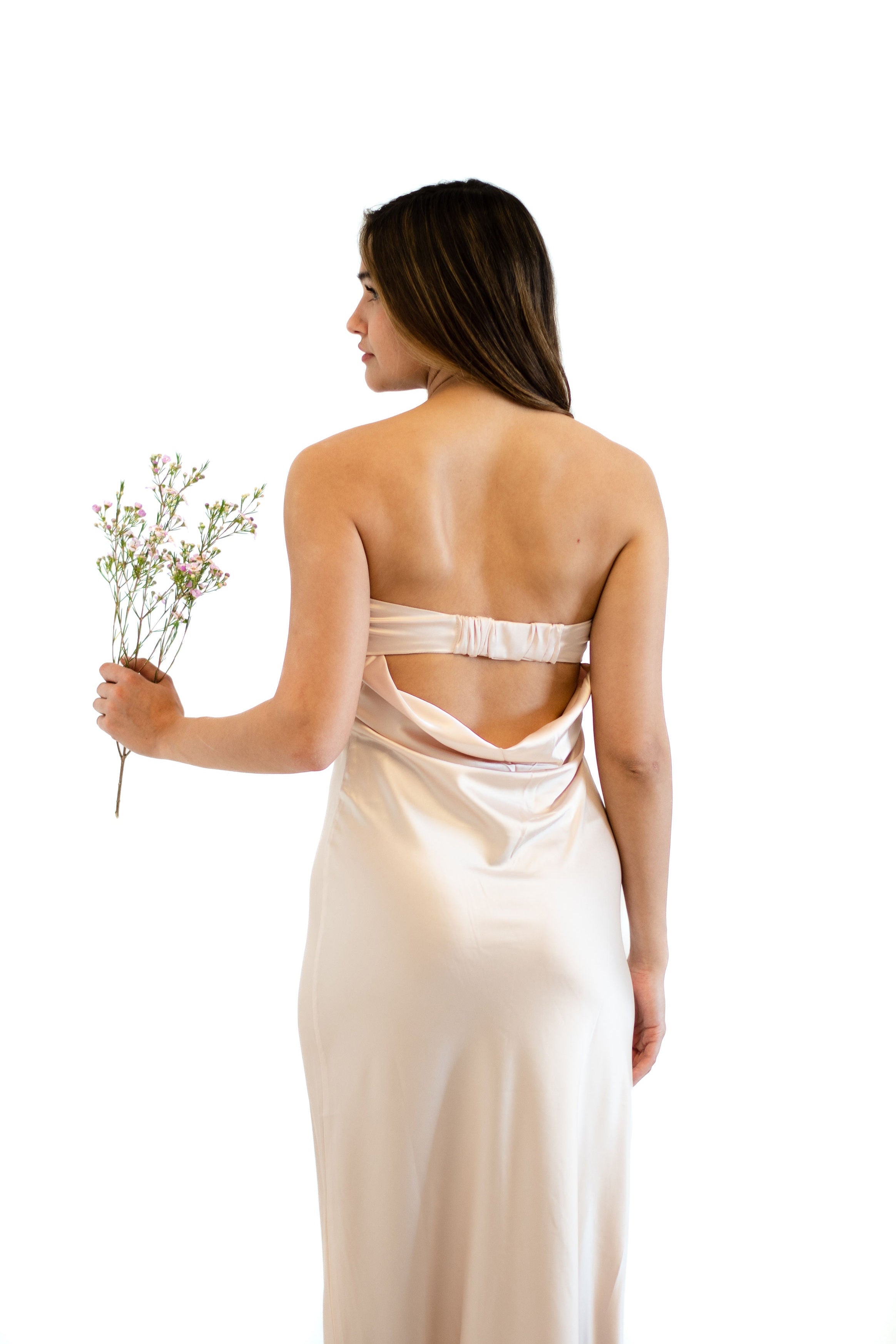 Juliet Maxi Dress in Champagne
