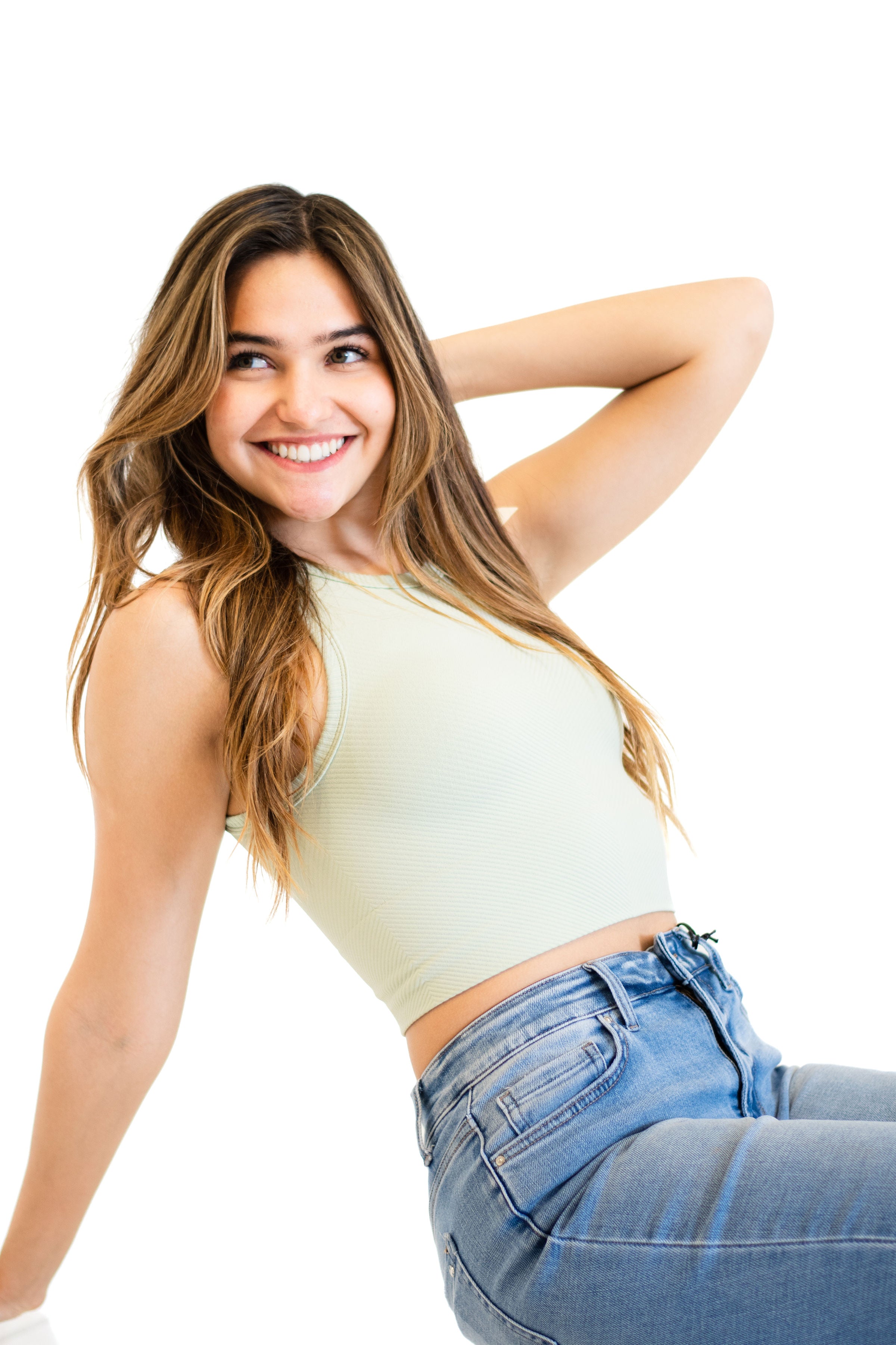 Basic Tank in Sage